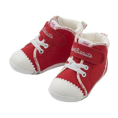 Încălțăminte pentru bebeluși HOT First, băieți și fete, roșii, 13 cm [BISCUIȚI MIKIHOUSE] pentru copii 73-9304-499