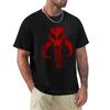 Mando Logo Red T-Shirt Sweat Shirts Short Sleeve Aesthetic Clothes Customized T Shirts Men T Shirt