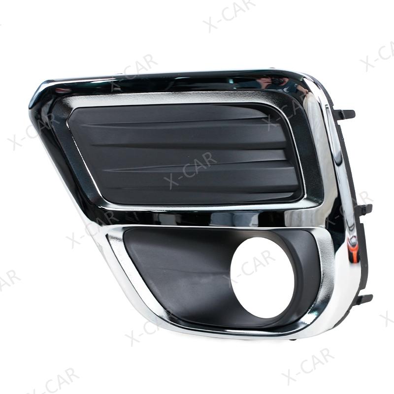 Car Front Bumper Fog Lamp Foglight Cover Frame Trim Cap Hood Lid Bezel For Subaru Forester SK
