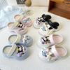 Girls' Cute Cartoon Slippers with Holes - 2026 Summer, Thick Sole, Non-Slip, Dual-Wear Beach Shoes