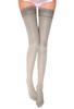 TOMOTHY Glossy Stockings with Sexy Shiny Gray Knee-High Stockings, Garters, Pantyhose,