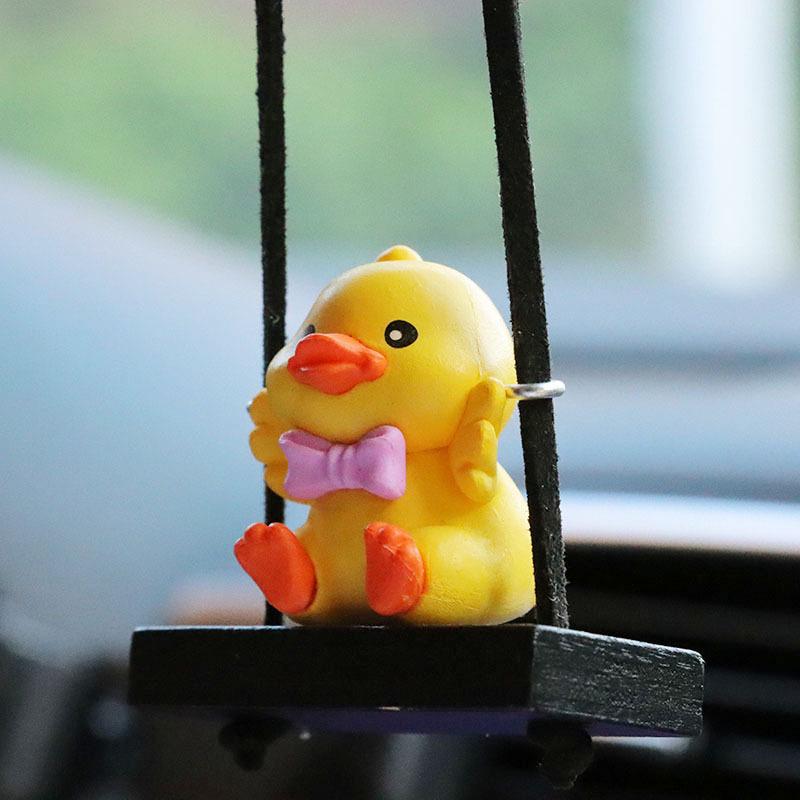 Little Yellow Duck Car Interior Ornament Pendant