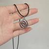 Simple Sun Star Swirl Aesthetic Necklace Fashion Simple Clavicle Chain Women Girls Wedding Jewelry Party Birthday Gift