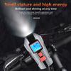 Waterproof Bicycle Light Usb Charging Bike Front Light Flashlight Handlebar Cycling Head Light W/ Horn Speed Meter Lcd Screen