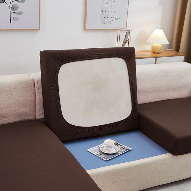 Elastic Sofa Seat Cushion Cover For Furniture Protector Sofa Covers Pets Kids Washable Sofa Cushion Case Removable Livingroom