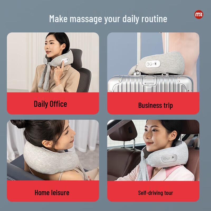 Morphy Richards Lumbar Cushion & Shoulder Massager Gift Set CN plug (adapter included)