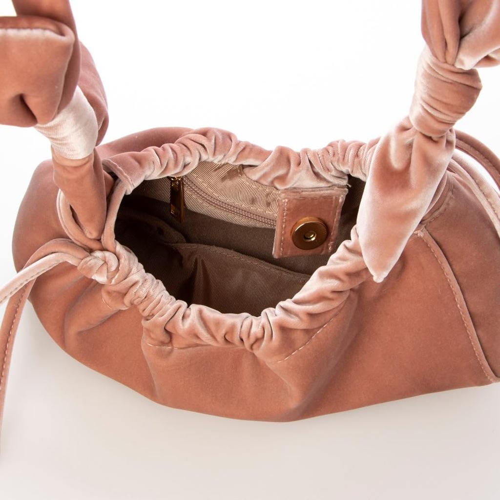 Velvet Ribbon Baguette Shoulder Bag PI [Kakatoo] 70-00-00210 Women's