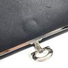 Salvatore Ferragamo Gancini logo Long wallet Long Wallet Leather Black/Silver