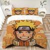 Naruto'S Determination Print 3Pcs Bedding Setduvet Cover With 2 Bedropillowcase Home Birthday Gift