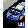Simulation 1/32 Subaru Impreza Rally Edition Alloy Sports Car Model Ornament Toys Children Boy Diecast Toy Vehicle Home Decor