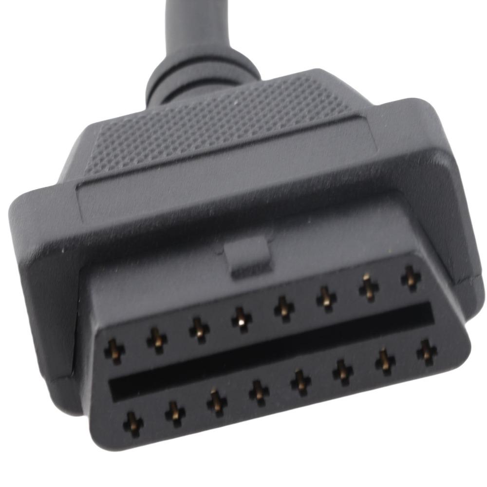20Pin Male OBD2 Diagnostic Adapter Wear Resistant 20 Pin to 16 Pin Adapter Auto Shop