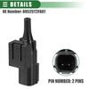 Pack(1) Outside Ambient Air Temperature Sensor Black For Honda Pilot 2016-