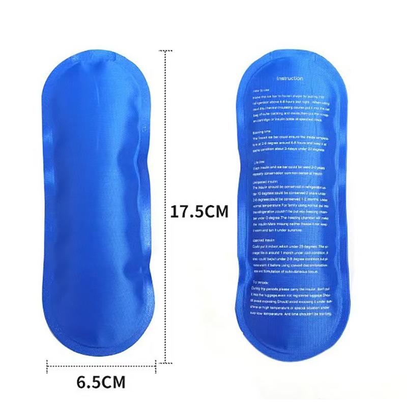 Outdoor Protable Insulin Cooler Bag Insulin Vial Protector Thermometer Display Insulin Vial Storage Case Waterproof Storage Bag