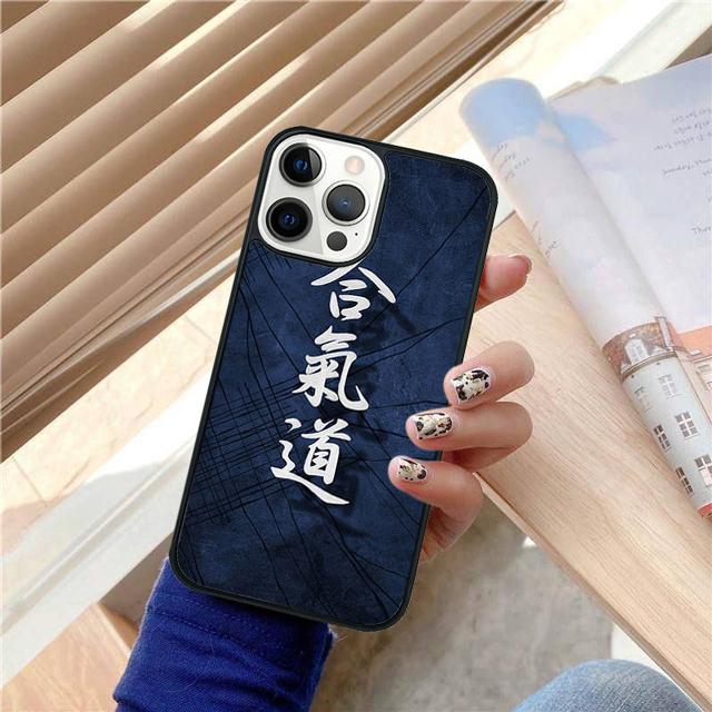 Japan Martial Aikido Coque Shell For iPhone 17 Air 15 16 14 13 12 Pro Max 11 Pro Max Plus Phone Case Cover