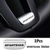 VW Valve Stems Caps 3D Metal Car Steering Wheel Emblem Stickers Decorative Cover For Volkswagen VW RLine R GTI Golf Amarok T5 Phaet EQ1