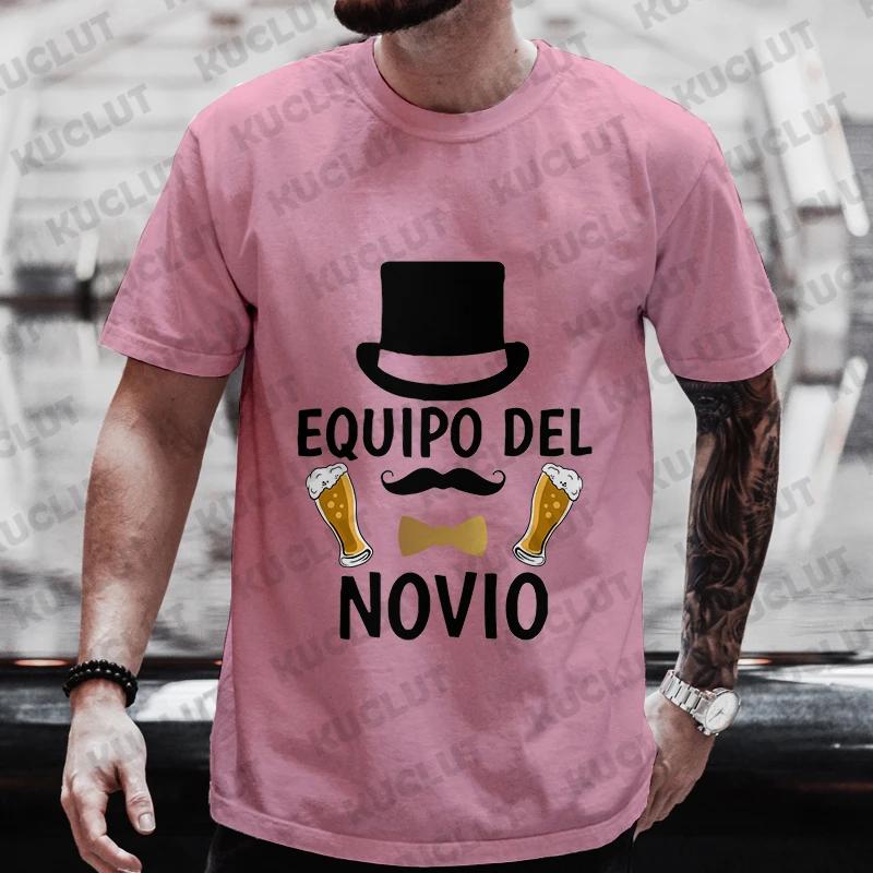

Golden Beer Graphic Y2k Tops Spanish Boyfriend Single Farewell Bachelor Party T-shirts Evg Future Team Groom Man Wedding Tees 4XL