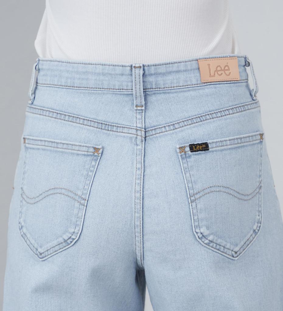 Lee STANDARD WARDROBE denim pants wide spring/summer ladies light blue