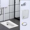 TLXT JX391 Construction Site Squat Toilet with Water Tank