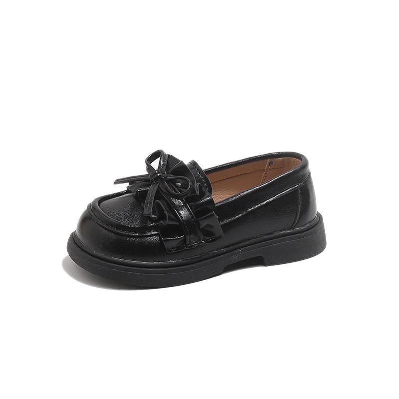 Frühling 2026 Neue Mode: Koreanische Leder-Prinzessin- und Alltags-Schuhe für kleine Mädchen