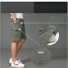 Men'S Plus Size Casual Shorts Summer Pure Cotton Cargo Shorts Multi-Pocket Loose Breathable Knee-Length Beach Shorts