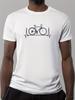Summer Unisexs 100 Cotton Casual Loose Bicycle Pattern Printed Comfortable Sports Round Neck Short Sleeve Tshirt Top