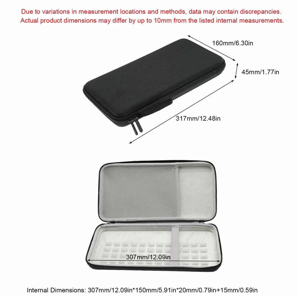 Hard Shell Travel Carrying Case For KeychronK3 Pro Mechanical Keyboard Shell Travel Carrying Bag Anti-Scratch Protective Case