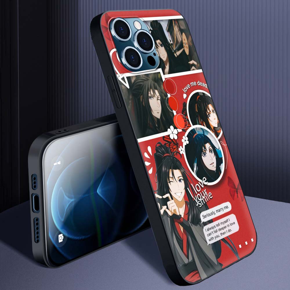 

Mo Dao Zu Shi Wei Wuxian чехол с книгой в стиле аниме для iPhone 13 14 11 12 Pro Max 7 8 Plus SE X XR XS Роскошные силиконовые чехлы для телефонов iPhone 14 Plus