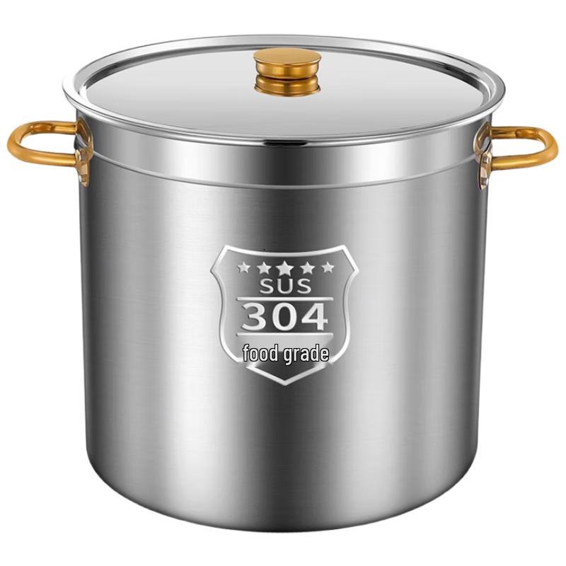Jingqingfu 304 Stainless Steel Commercial Soup Pot with Lid