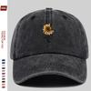 1pc Stylish Letter Sunflower Printed WomenS Beach Sun Hat Comfortable Breathable Lightweight Adjustable Size