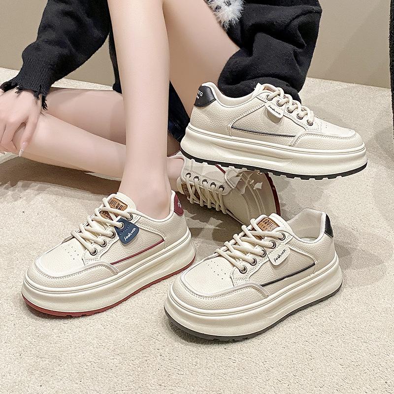 

High-end little white women s shoes women s spring and autumn spring and autumn versatile casual board shoes 40 червоний
