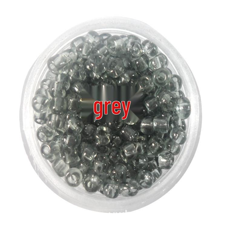 Transparent Glass Rice Beads for DIY Jewelry and Cross Stitch Clothing Accessories