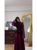 Rhinestone Women's Waist-Cinching Slimming Patchwork Long Dress - 2025 European & American Spring Fashionable Socialite Design