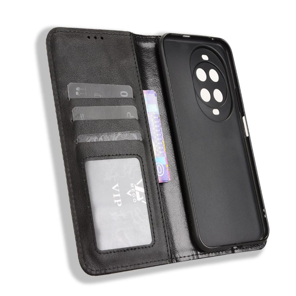 For Huawei nova 14 5G Leather Case Wallet Stand Retro Texture Phone Cover