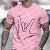 T-Shirt for Men Summer Graphic Tops Autism Accept Tshirts Short Sleeve O-neck Streetwear Autism Awareness Tees Male Clothing