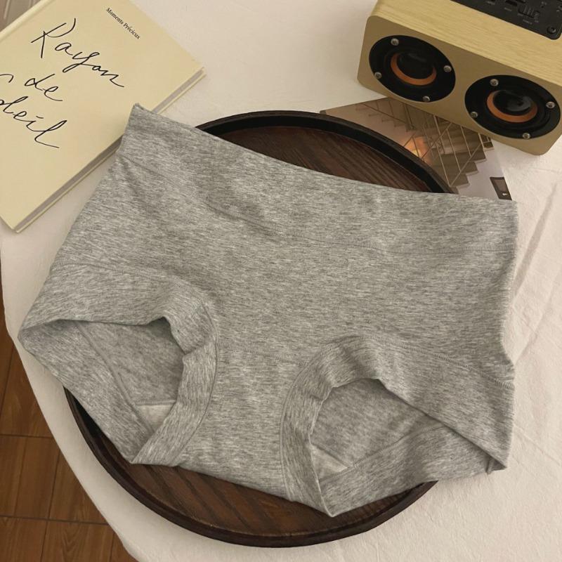 Medium Waist Briefs Plus Size Pure Cotton Underwear for Women Comfortable All Cotton Crotch Triangle Panties