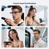 KI Bluetooth Smart Glasses mit automatischer Ein-/Aussch-Funktion, Metall-Federgelenke, Musik- & Anrufsensoren