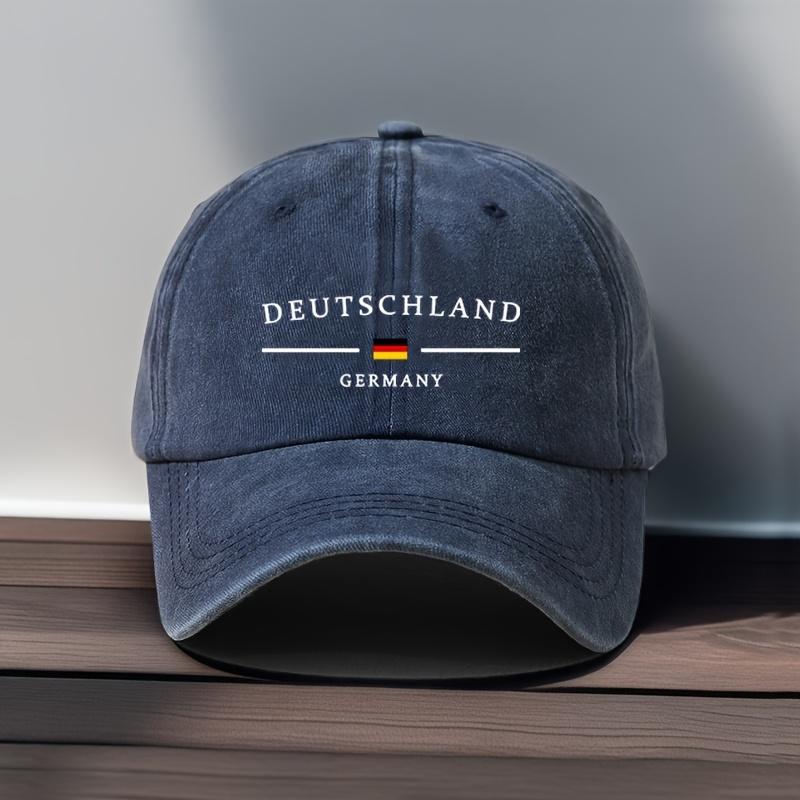 Fashion Printed Baseball Cap Vintage Dad Hat Featuring German Geometric Patterns Perfect for Outdoor Leisure