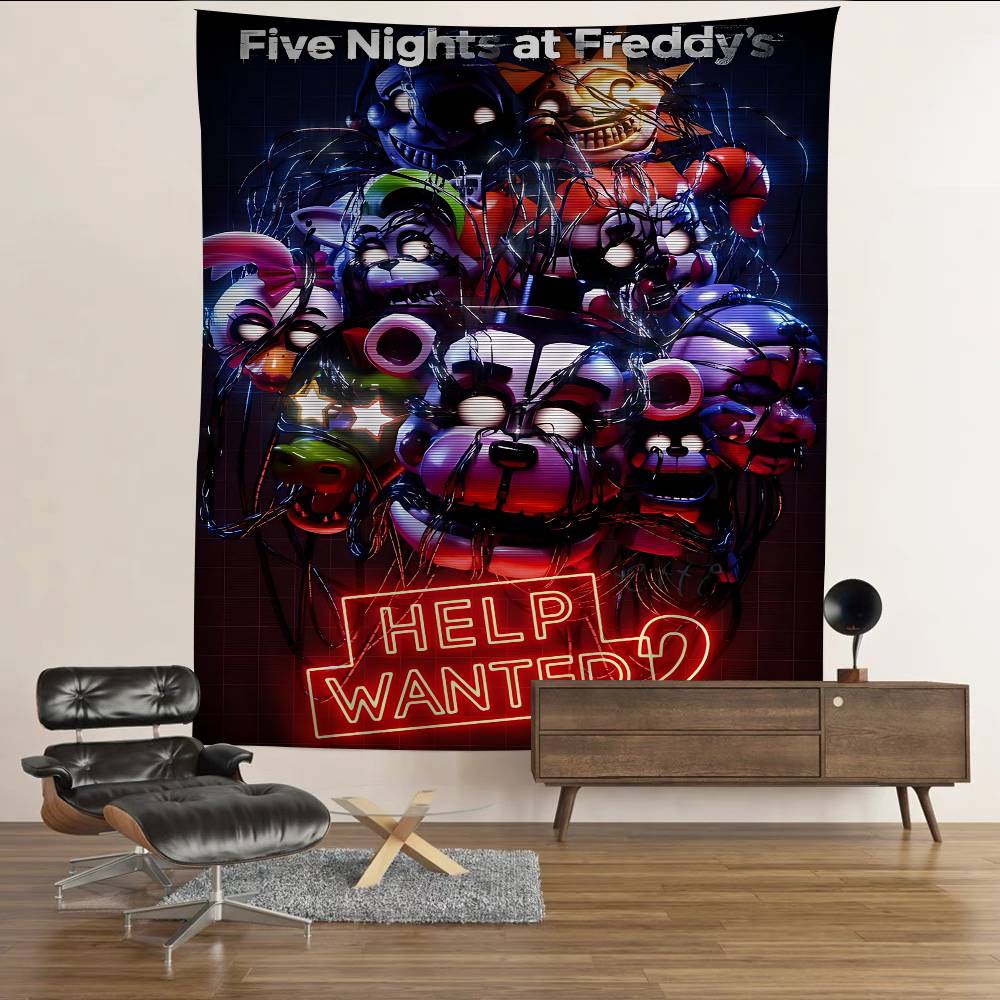 Arazzo da Parete F-Fnaf Anime Fai da Te per Soggiorno Casa Stanza Universitaria Decorazione Arte da Parete Decorazione