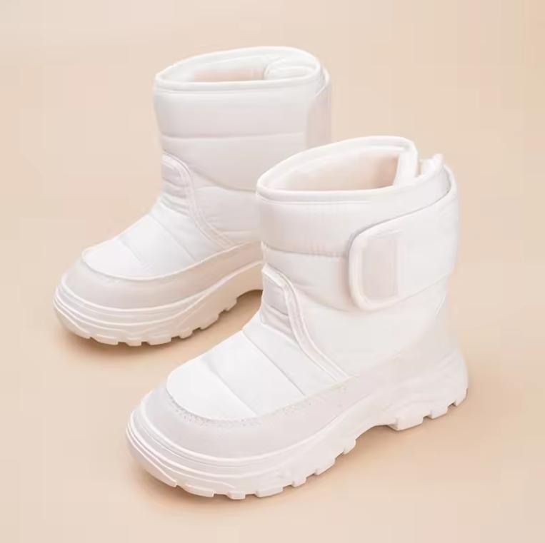 Winter Fashion Waterproof Good Quality Thick-bottom Warm Plush Children Shoes Boys Girls Snow Boots for Baby Toddlers CSH1596