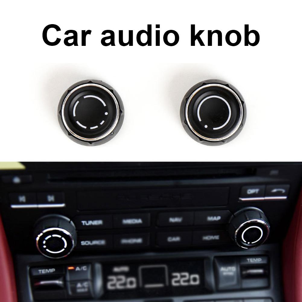 CD Control Switch Button 97064292901 Car Center Console Audio Volume Knob Cover 97064293001 for Porsche Boxster 718 2016-2020
