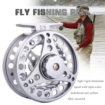 Fly Fishing Reel 5/6 Aluminiumlegierung Angelrad Spule Süßwasser Salzwasser Fly Fishing Tackle