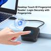 Schneller Fingerabdruckscanner für Computer-Login Stabiles Metallgehäuse Benutzerfreundlicher USB-Datenschutz Sicherheit