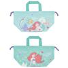 Skater Children's Drawstring Lunch Bag, Made in Japan, Disney Ariel, Size 24, KB7-A
