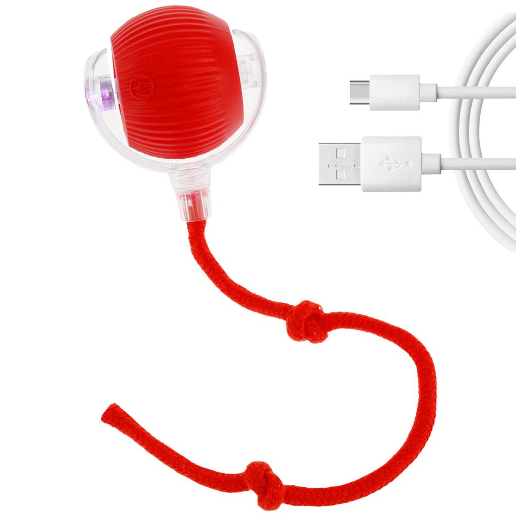 Cat Interactive Toy Ball In Pouch Fast Rolling Hide Automatic Moving Bouncing Pet Smart Toy Interactive Kitten Indoor Ball