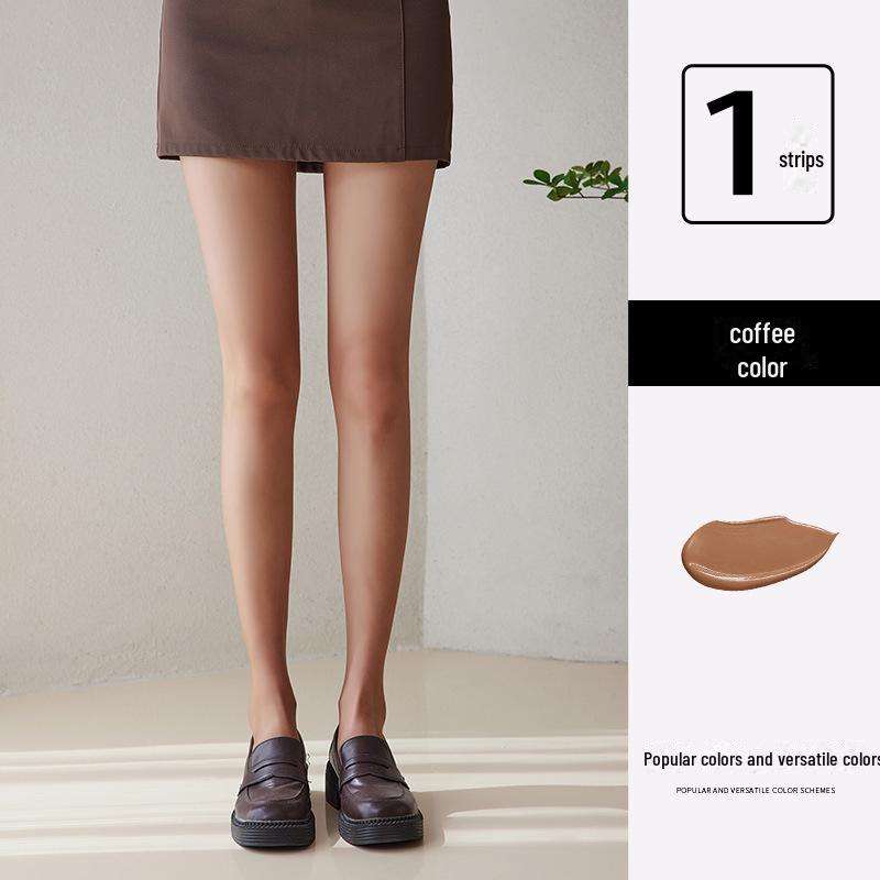 Women's Anti-Snag Flesh-Colored Stockings - Small & Large Sizes for Leg Concealing and Skin Smoothing