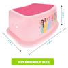 Disney Princess Essential Potty Training Set Soft Baby Step Stool "Loving Life" 2-Piece - Cushion, Training, Safe, Easy-to-Clean