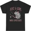 Cute 'Just A Girl Who Loves Rats' T-Shirt _ Pet Rat Lover Gift _ Rat Mom Apparel