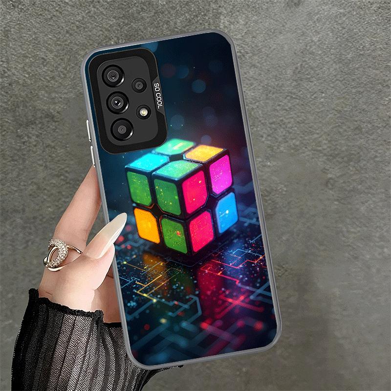 Rubik Cube Formula Spoofs Math Soft Phone Case for Samsung A17 A16 A15 A14 A13 A57 A56 A55 A54 A53 A37 A36 A35 A34 A33 A26 A25 A