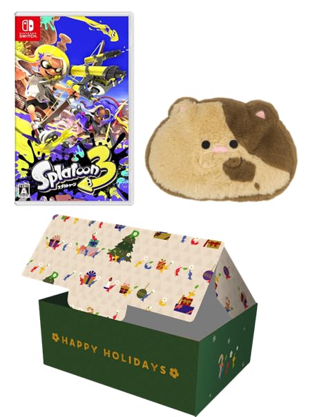 

Pikmin Original Design Gift Boxed Splatoon 3 - Switch & Splatoon 3 Cushion Kojudge-kun