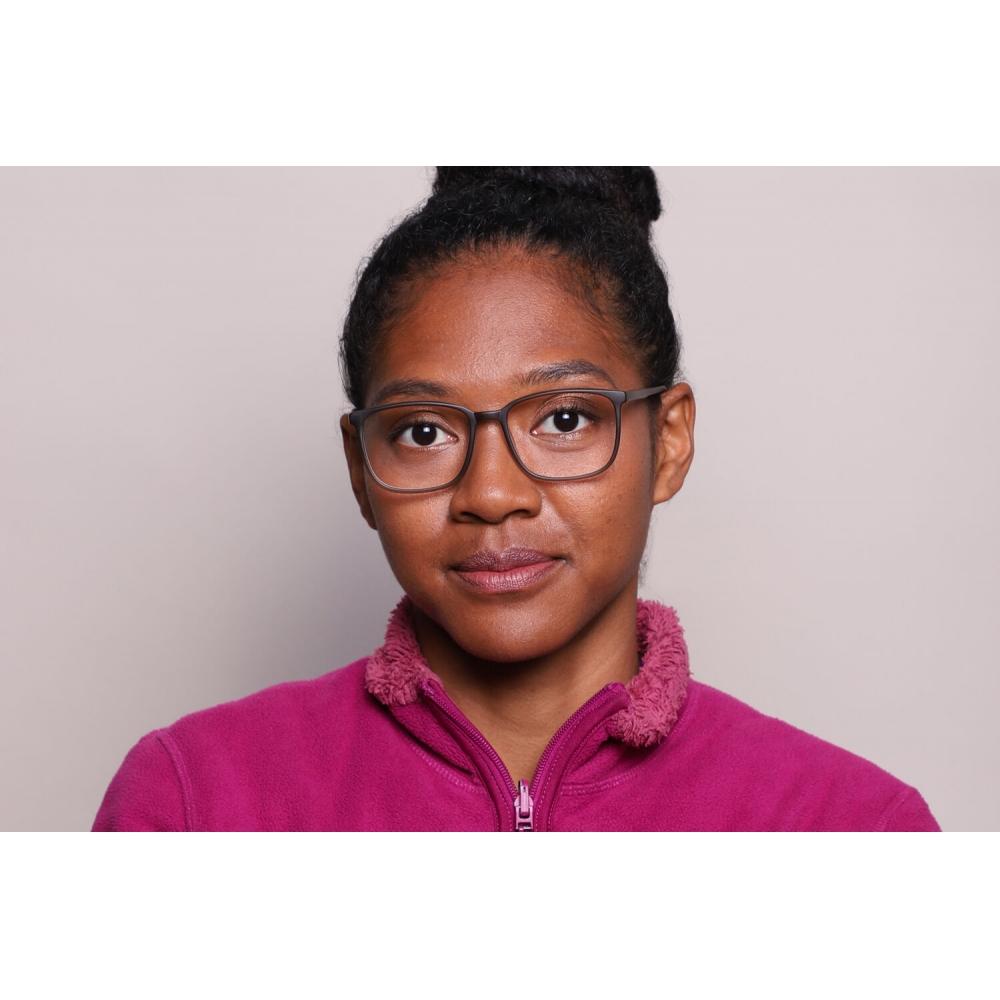 Full Rim Square Transparent Grey Smartbuy Collection Rupperte Cp128b Fashion Unisex Eyeglasses